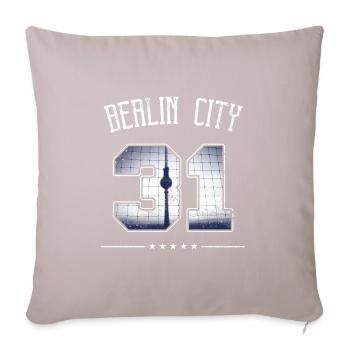 Ne soyez pas un '31 I traître Paragraphe I Berlin Ciry - Housse de coussin décorative 45 x 45 cm - taupe clair - Devant