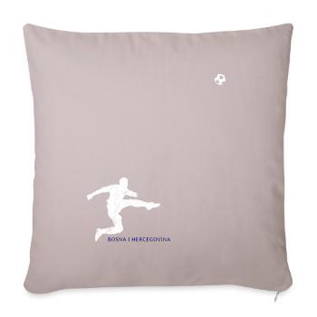 Football Bosnia and Herzegovina Bosna Fudbal - Sofa pillowcase 17,3'' x 17,3'' (45 x 45 cm) - light taupe - Front