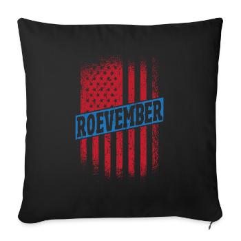 Roevember Election November Politic - Sofa pillowcase 17,3'' x 17,3'' (45 x 45 cm) - black - Front