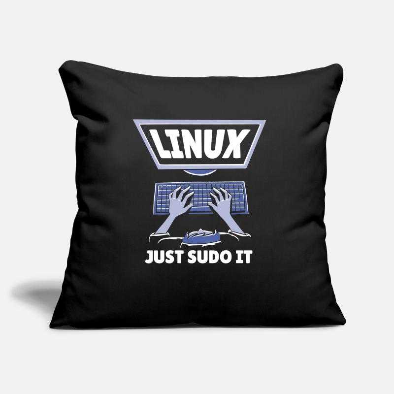 Linux Just Sudo It Linux Computer Programmer Sofa pillowcase 17,3'' x 17,3'' (45 x 45 cm)