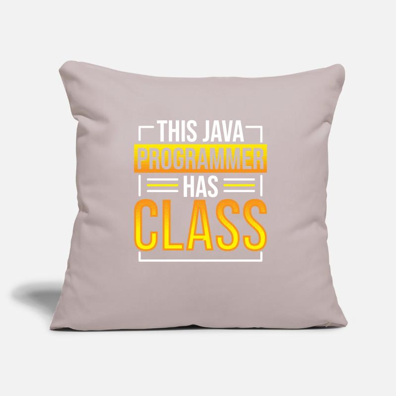Ce programmeur Java a un codage de programmation de classe Housse de coussin décorative 45 x 45 cm