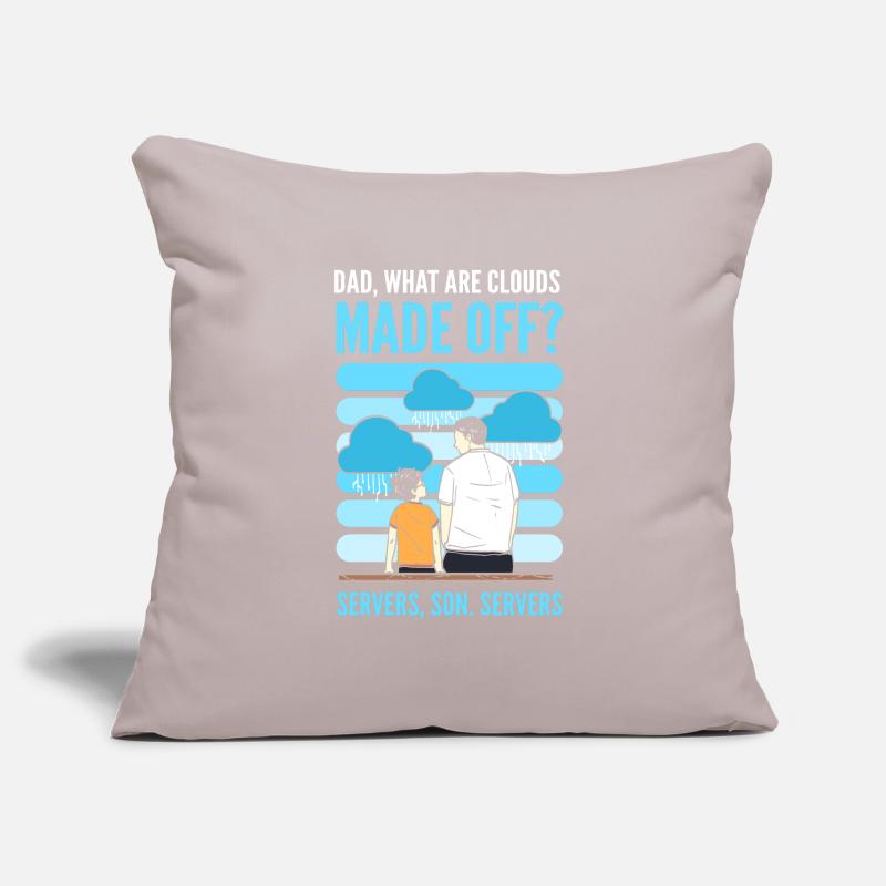Quels sont les nuages faits de programmeur de programmation Housse de coussin décorative 45 x 45 cm
