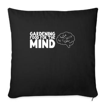 Inspirierende Gardner-sprüche - Sofakissenbezug 45 x 45 cm - Schwarz - Vorne