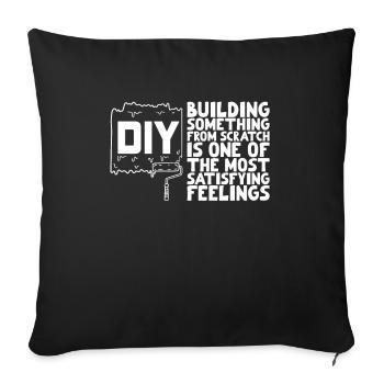DIY Building something from scratch... - Sofakissenbezug 45 x 45 cm - Schwarz - Vorne
