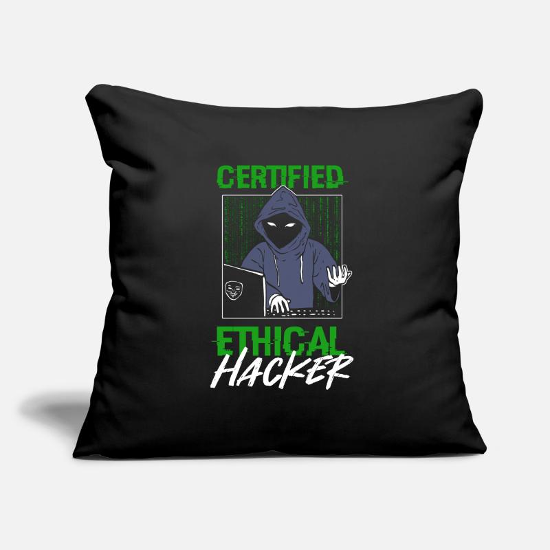 Certified Ethical Hacker Hacking Network Developer Sofakissenbezug 45 x 45 cm
