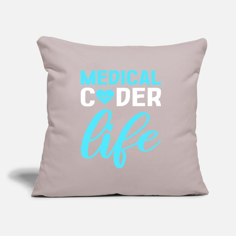 Medical Coder Life Clinical Coder Medical Coding Sofa pillowcase 17,3'' x 17,3'' (45 x 45 cm)