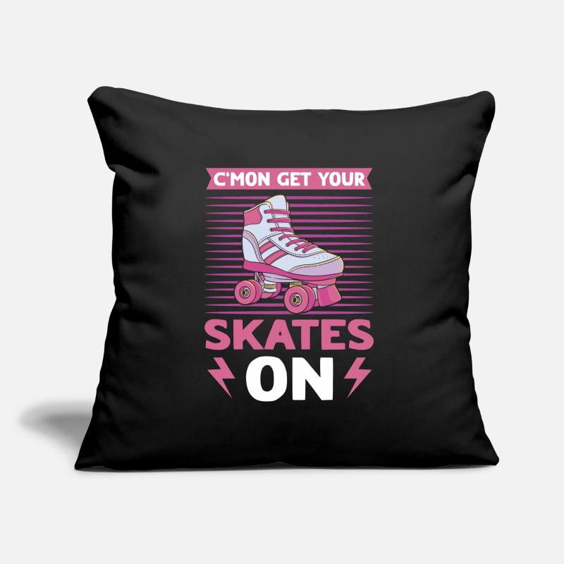 Roller Skating Roller Derby Roller Skating Skate Housse de coussin décorative 45 x 45 cm