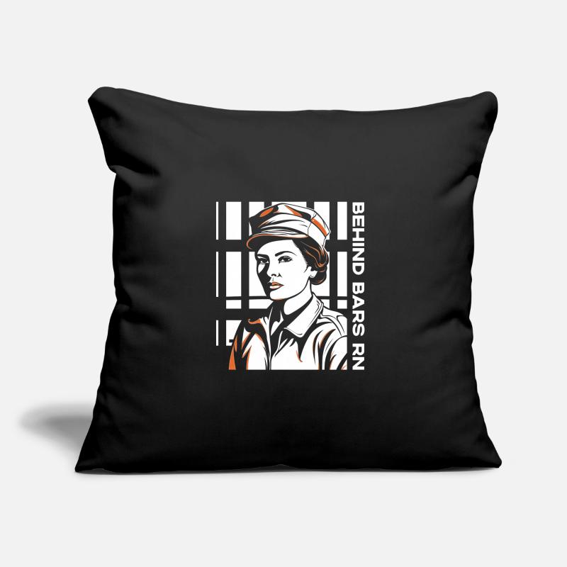 Behind Bars RN Corrections Nurse Sofa pillowcase 17,3'' x 17,3'' (45 x 45 cm)