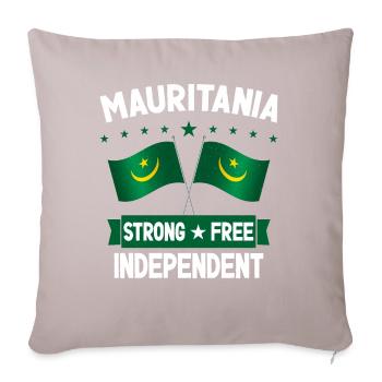 Mauritania - Sofa pillowcase 17,3'' x 17,3'' (45 x 45 cm) - light taupe - Front