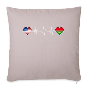 Arab Maghreb Union - Sofa pillowcase 17,3'' x 17,3'' (45 x 45 cm) - light taupe - Front
