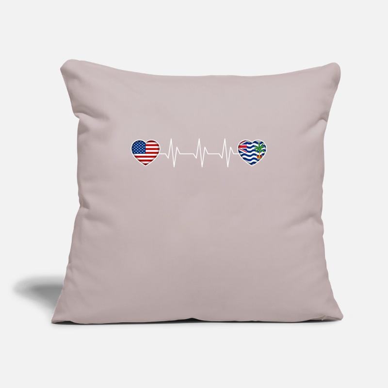 British Indian Ocean Territory Sofa pillowcase 17,3'' x 17,3'' (45 x 45 cm)