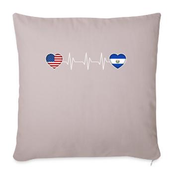 El Salvador - Sofa pillowcase 17,3'' x 17,3'' (45 x 45 cm) - light taupe - Front