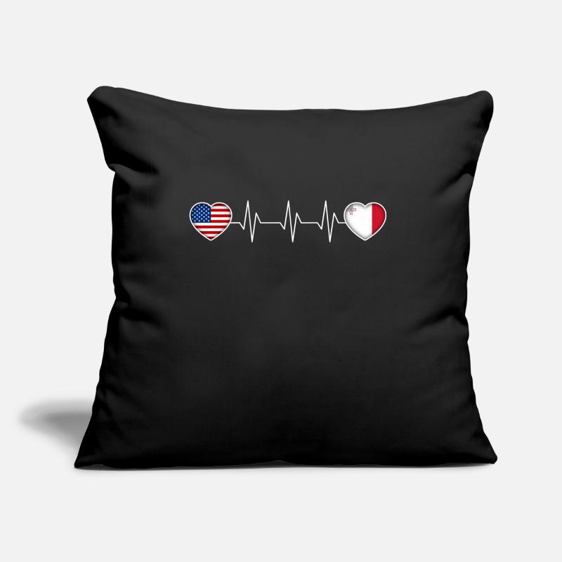Malte Housse de coussin décorative 45 x 45 cm
