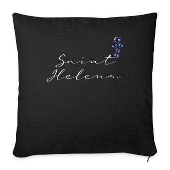 Sainte-Hélène - Housse de coussin décorative 45 x 45 cm - noir - Devant