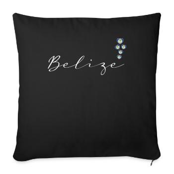 Belize - Sofakissenbezug 45 x 45 cm - Schwarz - Vorne