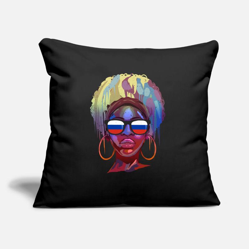 Russie Housse de coussin décorative 45 x 45 cm