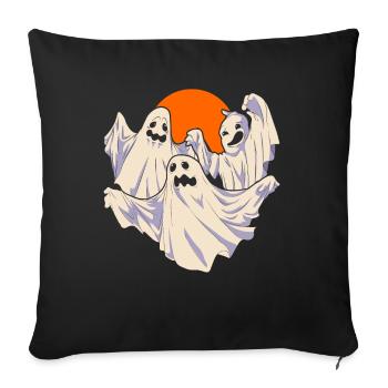 Ghost Halloween Costume Gift Ghost - Sofa pillowcase 17,3'' x 17,3'' (45 x 45 cm) - black - Front