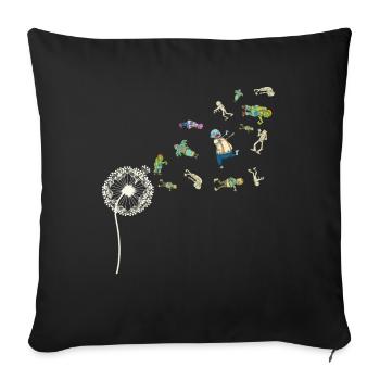 Dandelion Mummies Zombie Gift Halloween - Sofa pillowcase 17,3'' x 17,3'' (45 x 45 cm) - black - Front