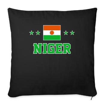 Nouvelle-Zélande - Housse de coussin décorative 45 x 45 cm - noir - Devant