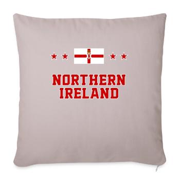 Northern Ireland - Sofa pillowcase 17,3'' x 17,3'' (45 x 45 cm) - light taupe - Front