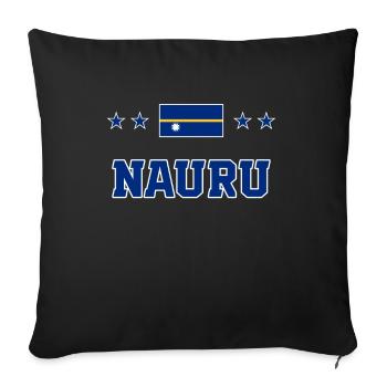 Nauru - Sofa pillowcase 17,3'' x 17,3'' (45 x 45 cm) - black - Front