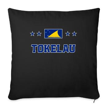 Tokelau - Sofa pillowcase 17,3'' x 17,3'' (45 x 45 cm) - black - Front