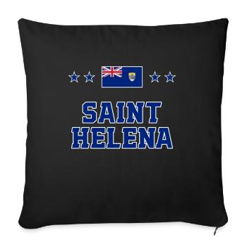 Sainte-Hélène - Housse de coussin décorative 45 x 45 cm - noir - Devant