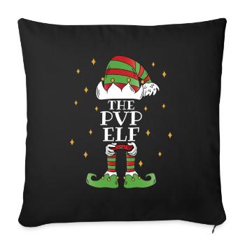 The PVP Elf Video Gaming - Sofakissenbezug 45 x 45 cm - Schwarz - Vorne