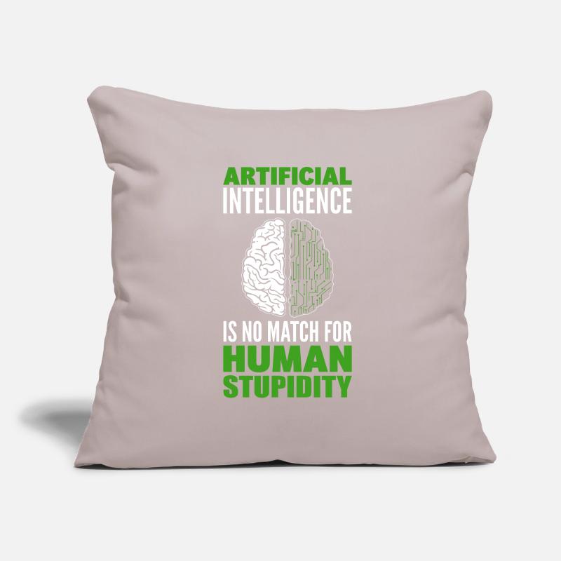 Données, Robot, IA, Informatique, Machine Learning Housse de coussin décorative 45 x 45 cm