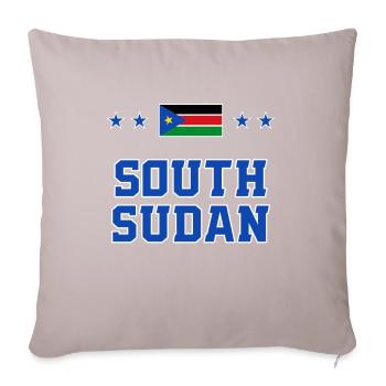 Sud Soudan - Housse de coussin décorative 45 x 45 cm - taupe clair - Devant