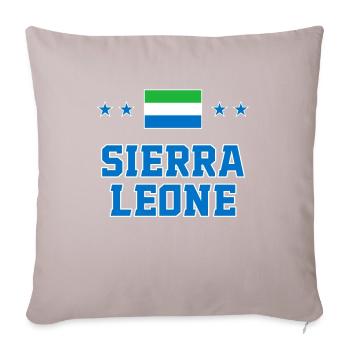 Sierra Leone - Sofa pillowcase 17,3'' x 17,3'' (45 x 45 cm) - light taupe - Front