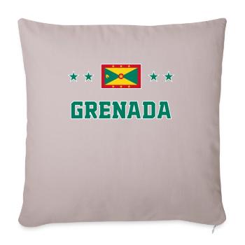 Grenade - Housse de coussin décorative 45 x 45 cm - taupe clair - Devant