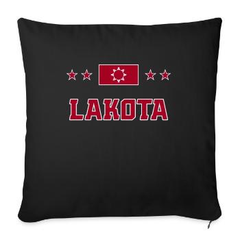 Lakota - Housse de coussin décorative 45 x 45 cm - noir - Devant