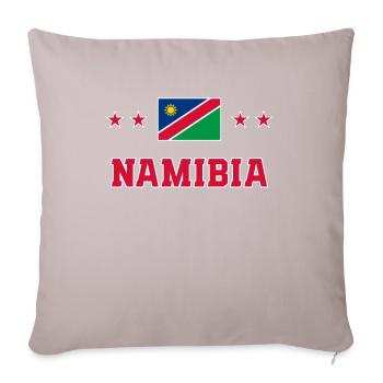 Namibie - Housse de coussin décorative 45 x 45 cm - taupe clair - Devant
