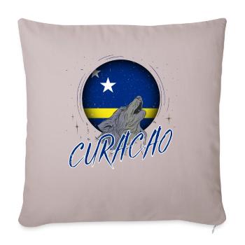 Curaçao - Sofa pillowcase 17,3'' x 17,3'' (45 x 45 cm) - light taupe - Front
