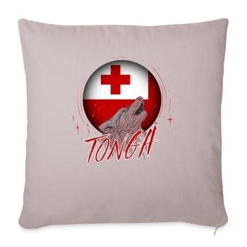 Tonga - Sofa pillowcase 17,3'' x 17,3'' (45 x 45 cm) - light taupe - Front