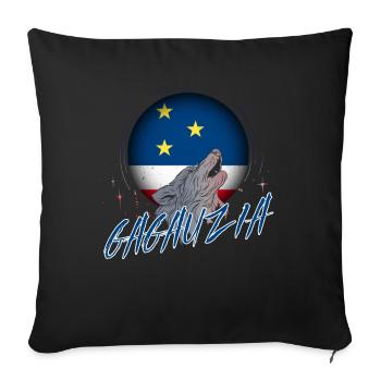 Gagauzia - Sofa pillowcase 17,3'' x 17,3'' (45 x 45 cm) - black - Front