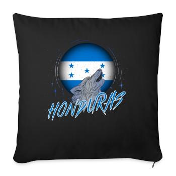 Honduras - Sofa pillowcase 17,3'' x 17,3'' (45 x 45 cm) - black - Front