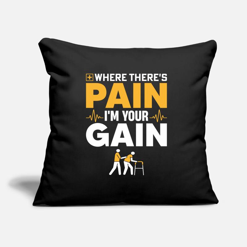 Profiter de la douleur – Promesse de la Housse de coussin décorative 45 x 45 cm