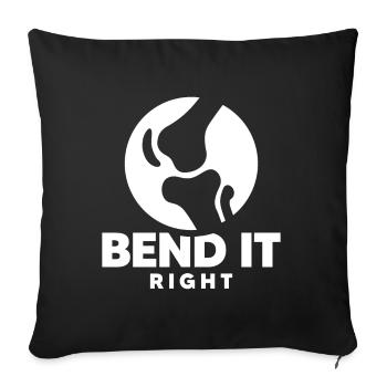 Précision dans chaque virage – l’expertise de la - Housse de coussin décorative 45 x 45 cm - noir - Devant