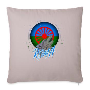 Roma - Sofa pillowcase 17,3'' x 17,3'' (45 x 45 cm) - light taupe - Front