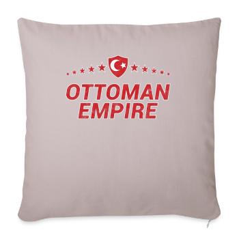 Empire ottoman - Housse de coussin décorative 45 x 45 cm - taupe clair - Devant