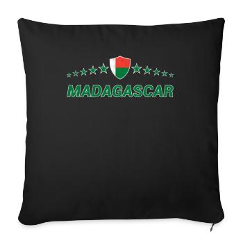 Macédoine - Housse de coussin décorative 45 x 45 cm - noir - Devant