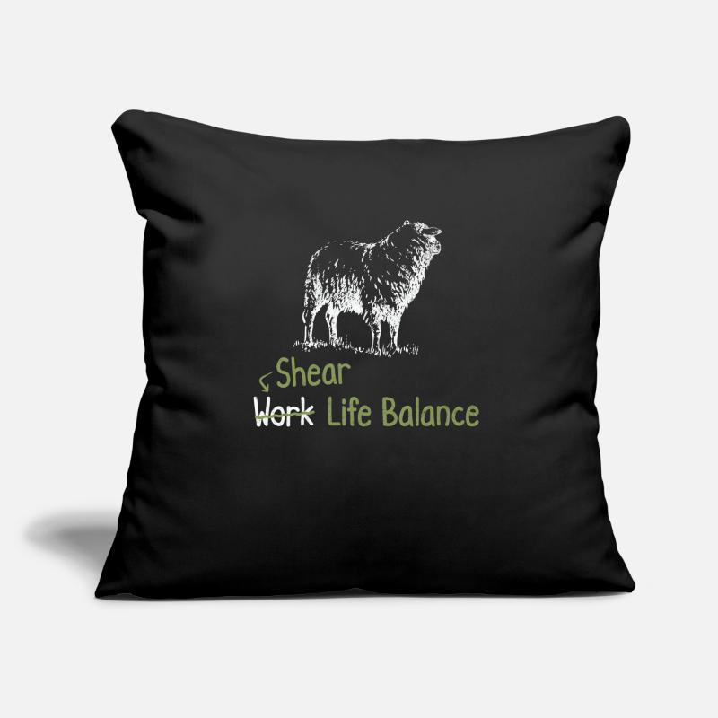Shear Work Life Balance – Sheep Shepherd Sofa pillowcase 17,3'' x 17,3'' (45 x 45 cm)