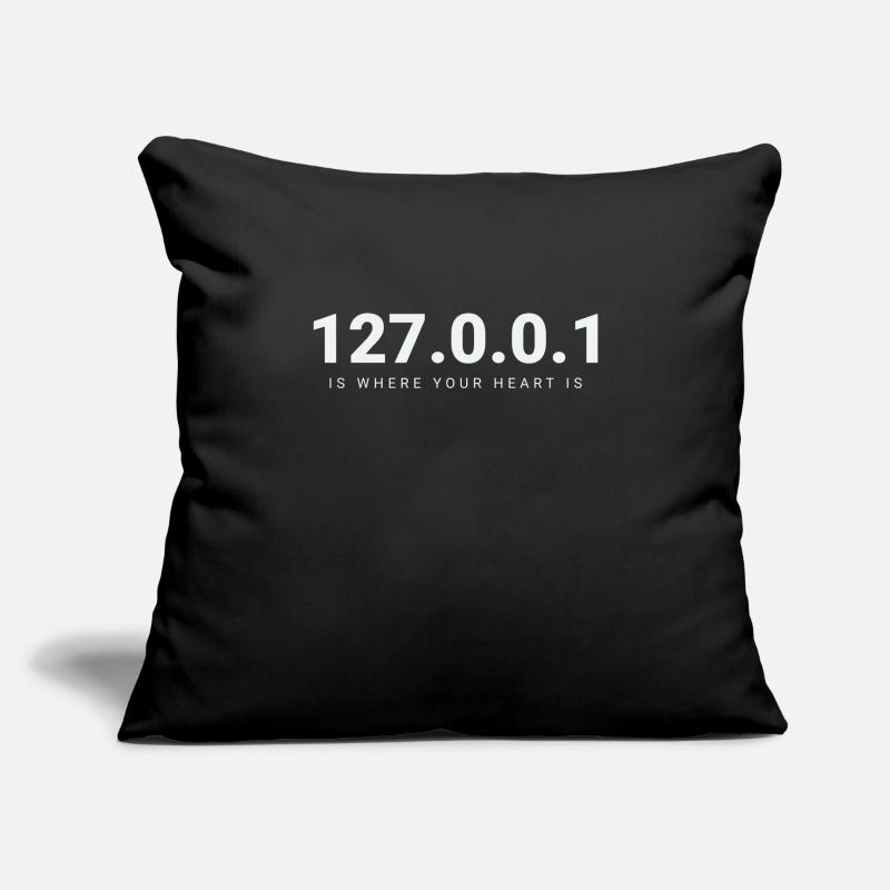 127.0.0.1 - Coders' Sanctuary Sofa pillowcase 17,3'' x 17,3'' (45 x 45 cm)
