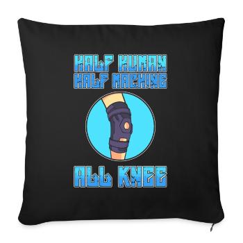 Rehab Bionic Aftermarket Parts Bionic Knee Support - Sofa pillowcase 17,3'' x 17,3'' (45 x 45 cm) - black - Front