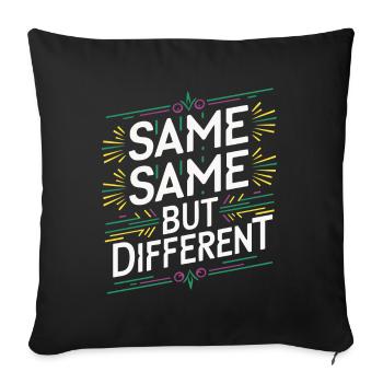 Same Same But different Thailand Traveller Rucksack - Sofakissenbezug 45 x 45 cm - Schwarz - Vorne