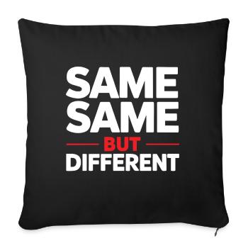 Same Same But different Thailand Traveller Rucksack - Sofakissenbezug 45 x 45 cm - Schwarz - Vorne