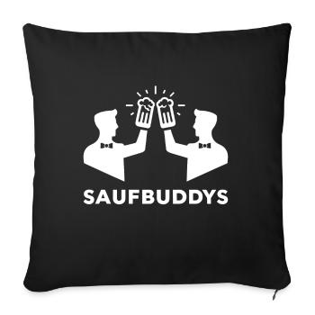 Booze Buddy Booze Buddies Booze Beer Alcohol Party Spr - Sofa pillowcase 17,3'' x 17,3'' (45 x 45 cm) - black - Front