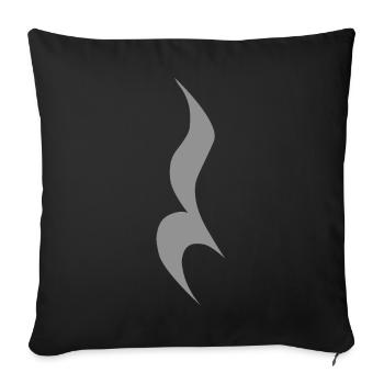 Music Quarter Rest Symbol - Sofa pillowcase 17,3'' x 17,3'' (45 x 45 cm) - black - Front